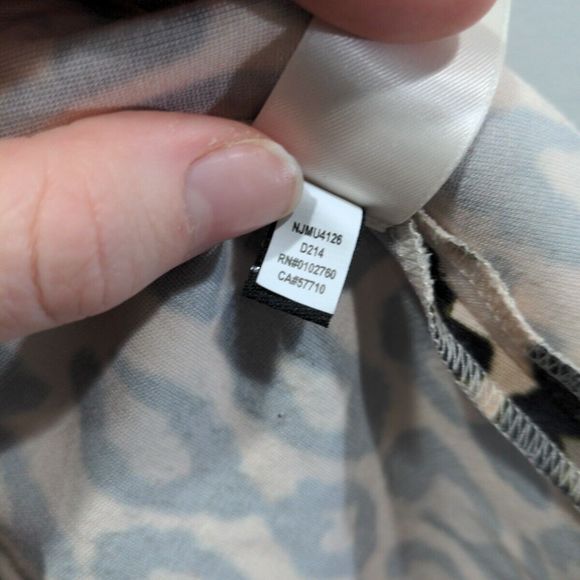 Kate Spade Womens Autumn Leopard Mini Dress Size 0 Brown Ponte Knit Fit Flare - Picture 7 of 13